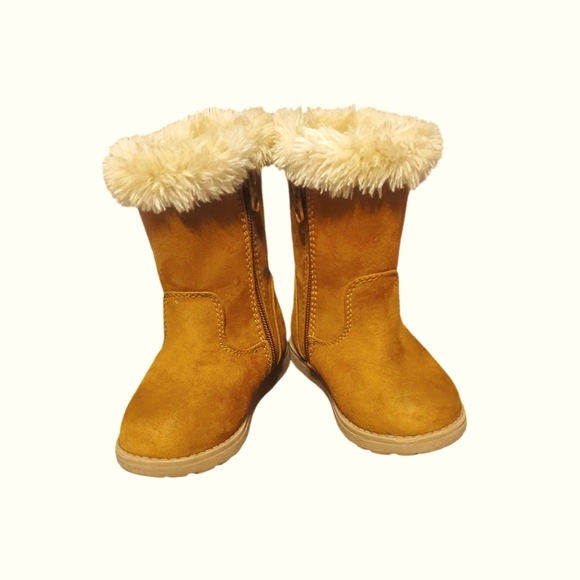 Girls' Leah Zipper Slip-on Shearling Boots - Cat & Jack - Picture 3 of 10